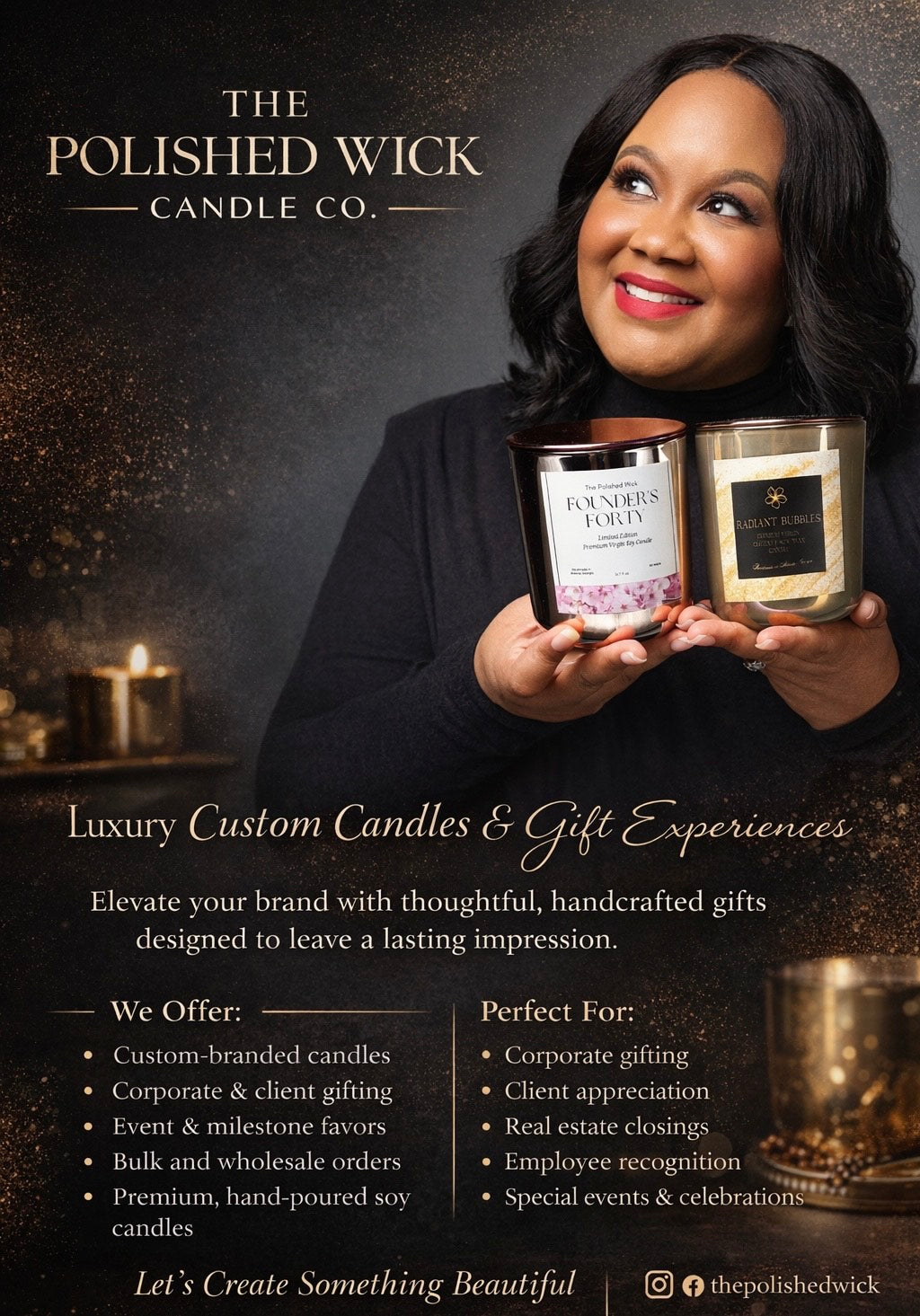 Corporate Gifting at the Polished Wick 