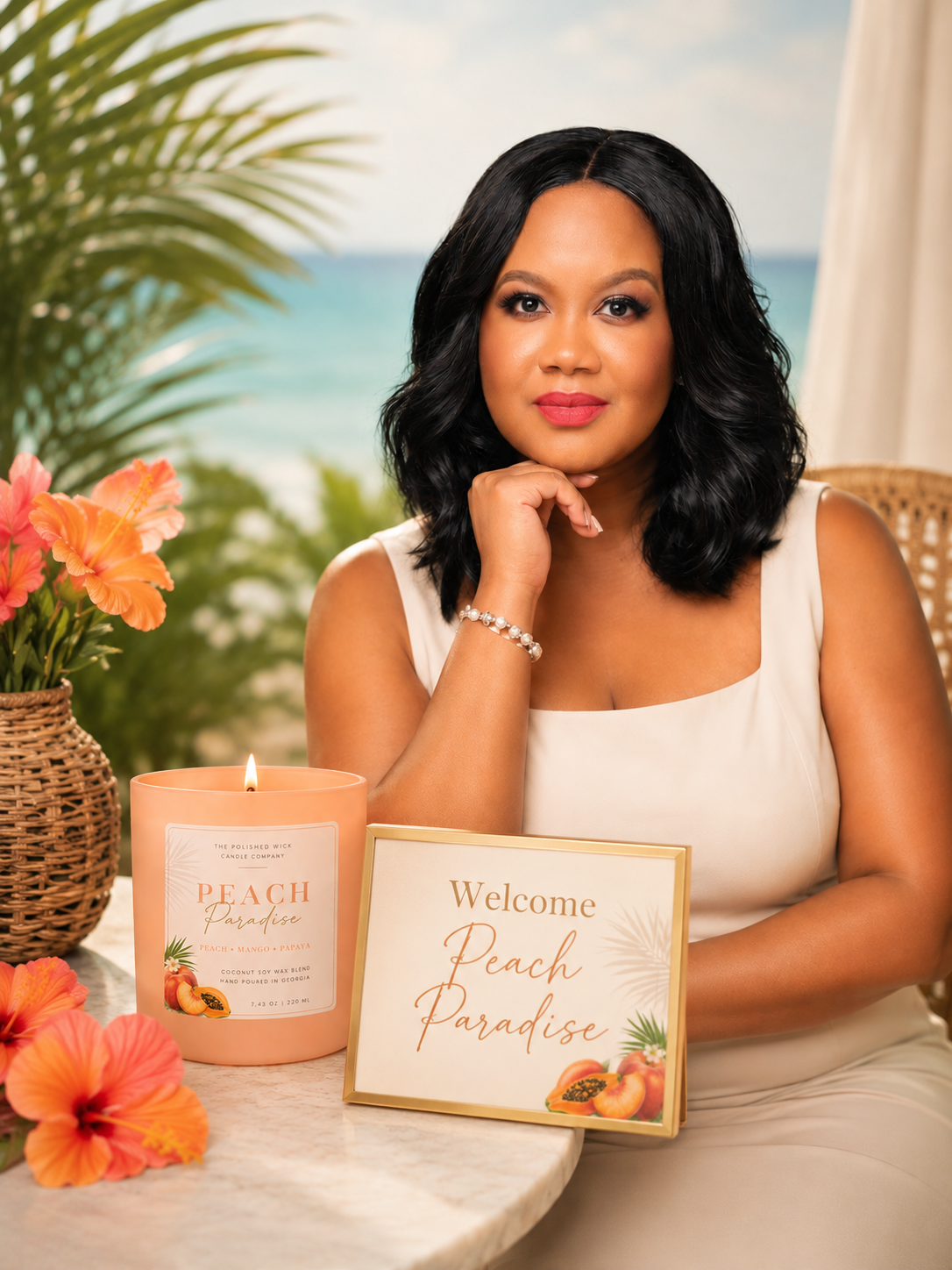 Peach Paradise Candle