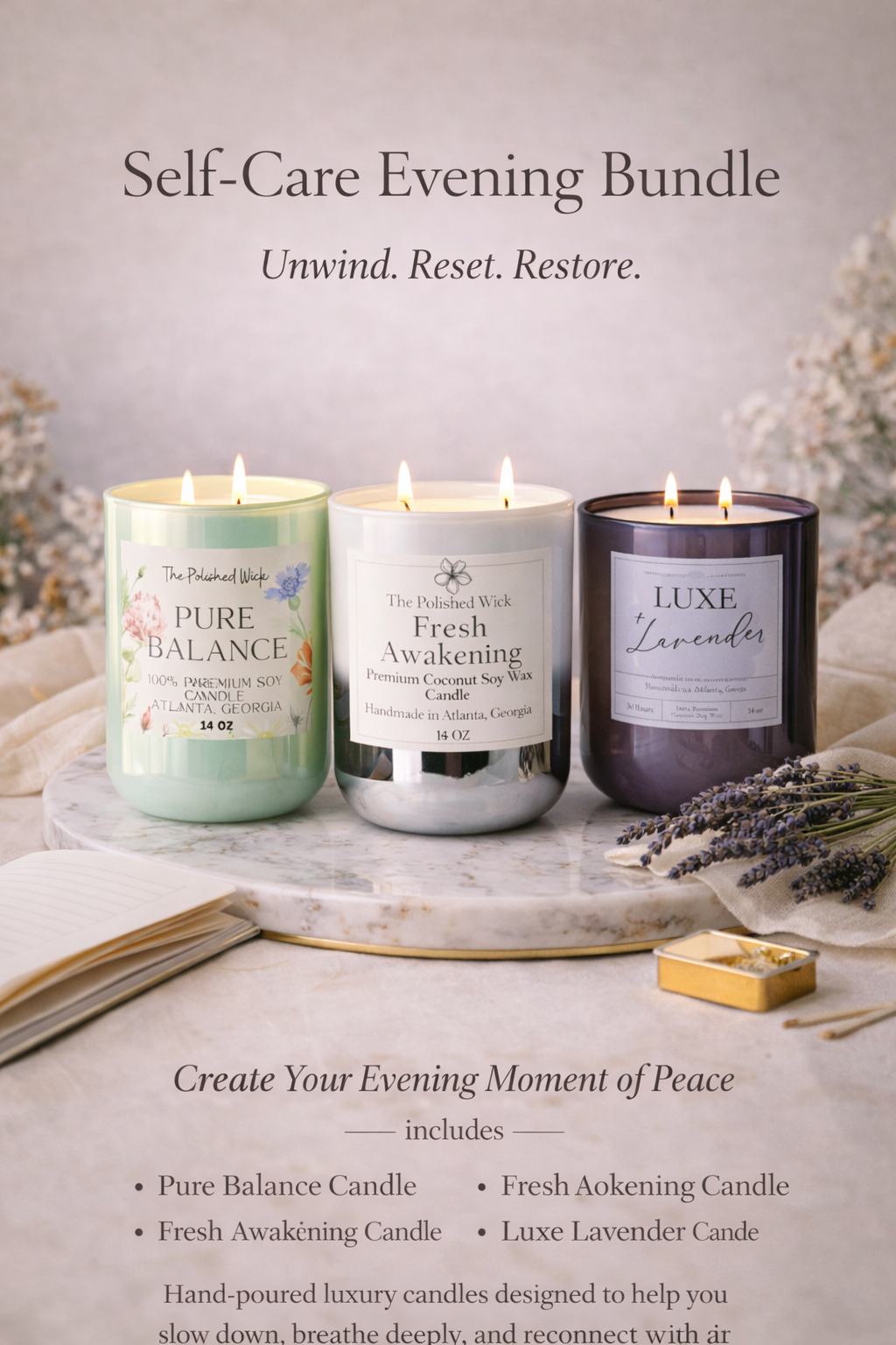 Create our evening moment of peace